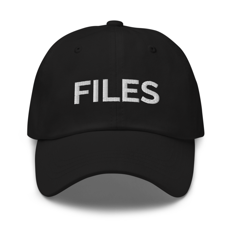 Files Hat - Black