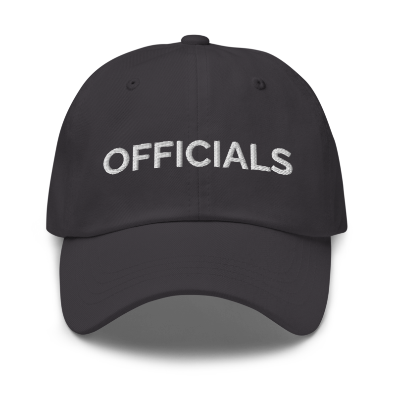 Officials Hat - Dark Grey