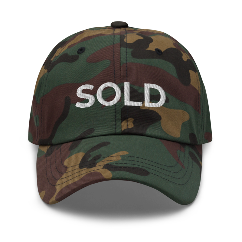 Sold Hat - Green Camo