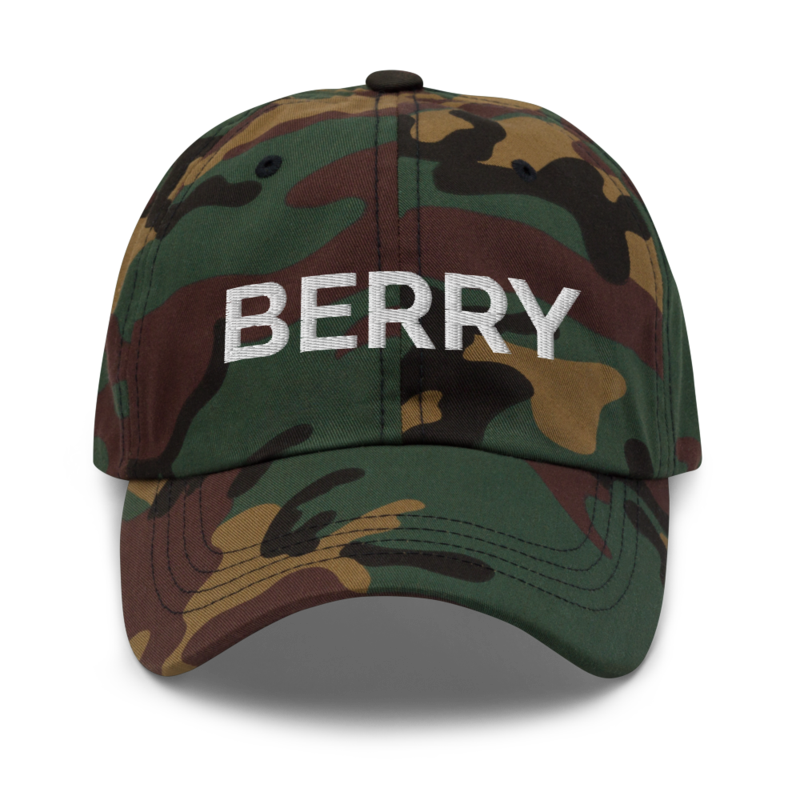Berry Hat - Green Camo
