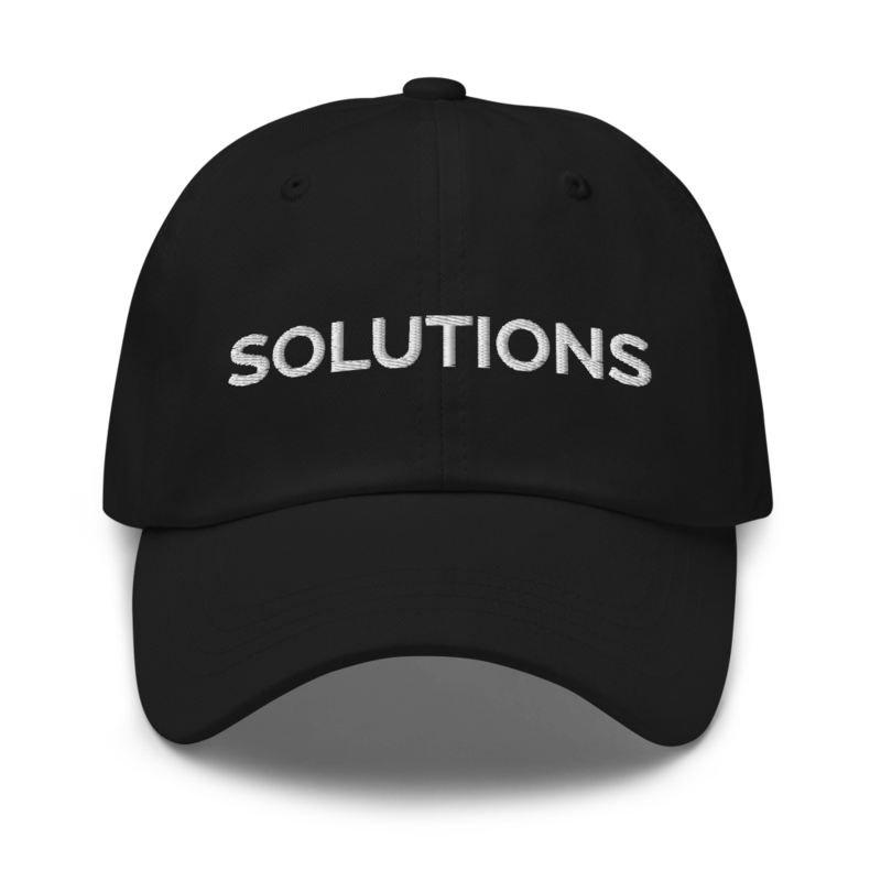 Solutions Hat - Black