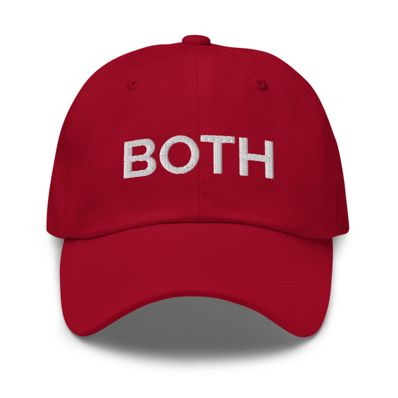 Both Hat - Cranberry