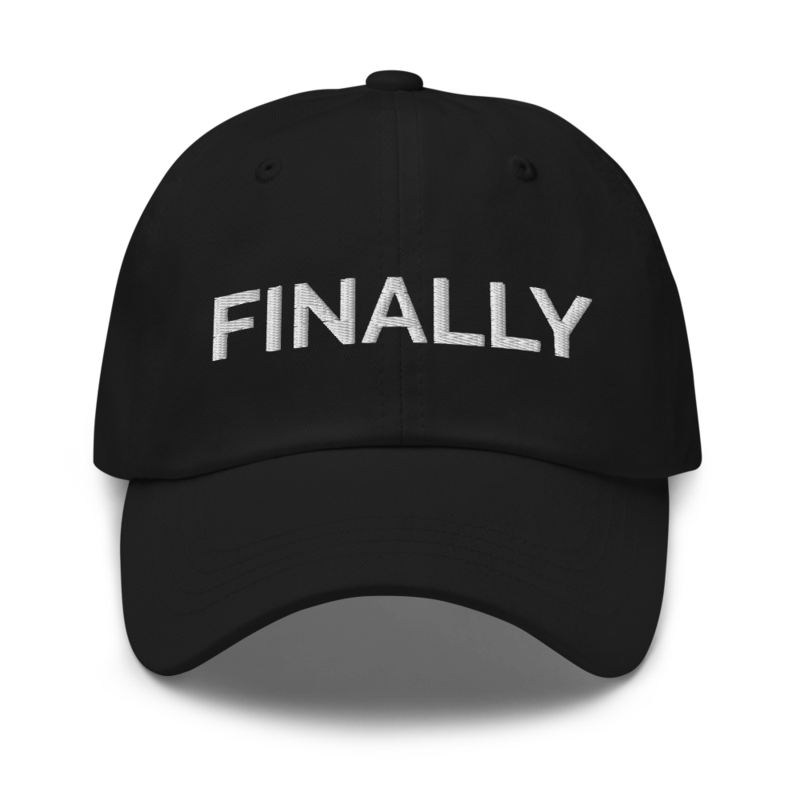 Finally Hat - Black