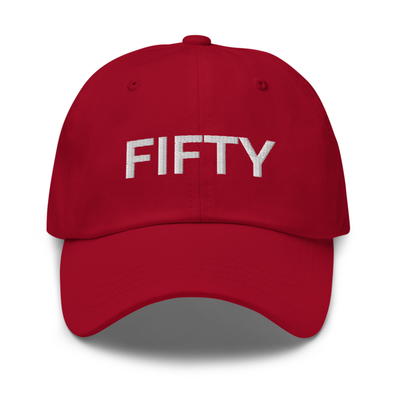 Fifty Hat - Cranberry