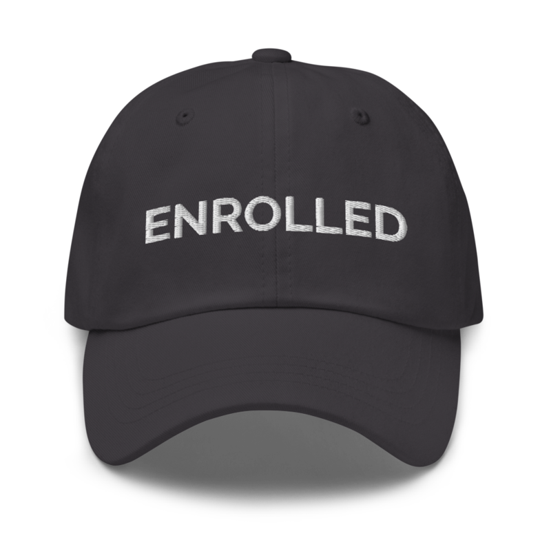 Enrolled Hat - Dark Grey