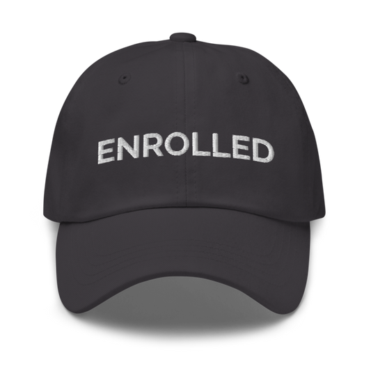 Enrolled Hat - Dark Grey