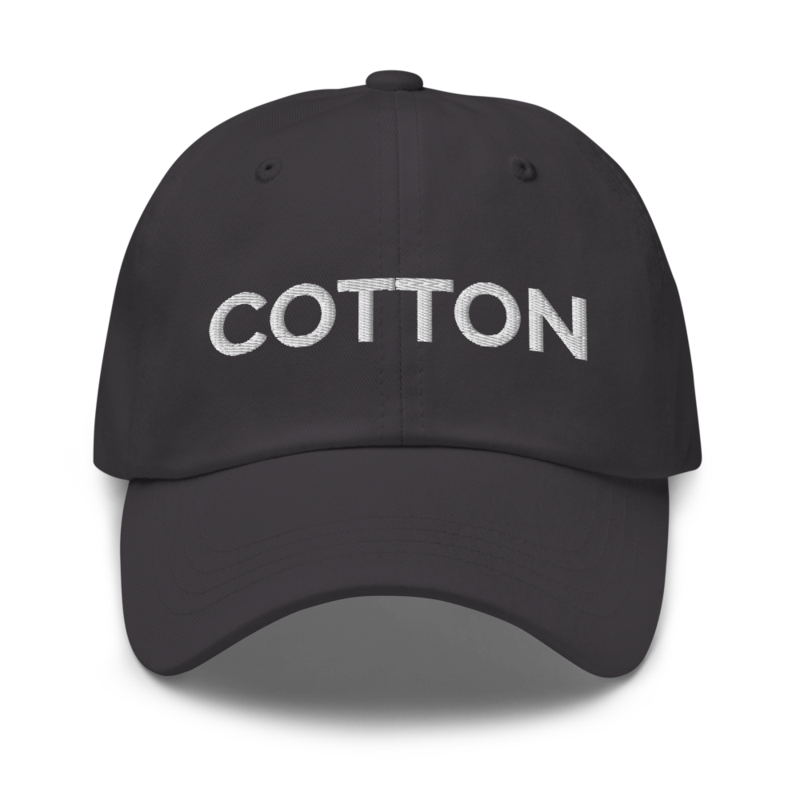 Cotton Hat - Dark Grey