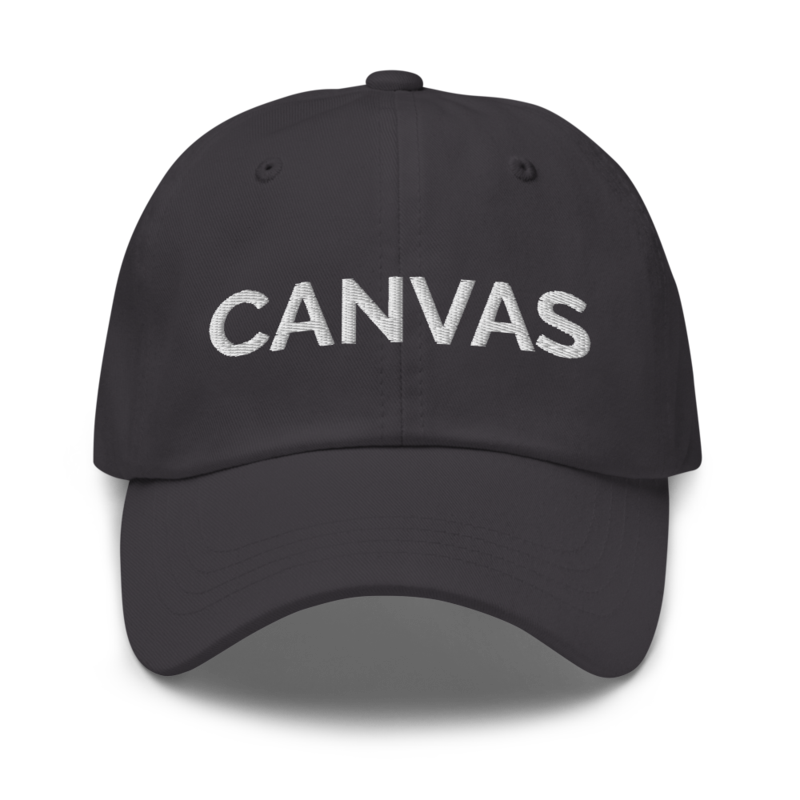 Canvas Hat - Dark Grey