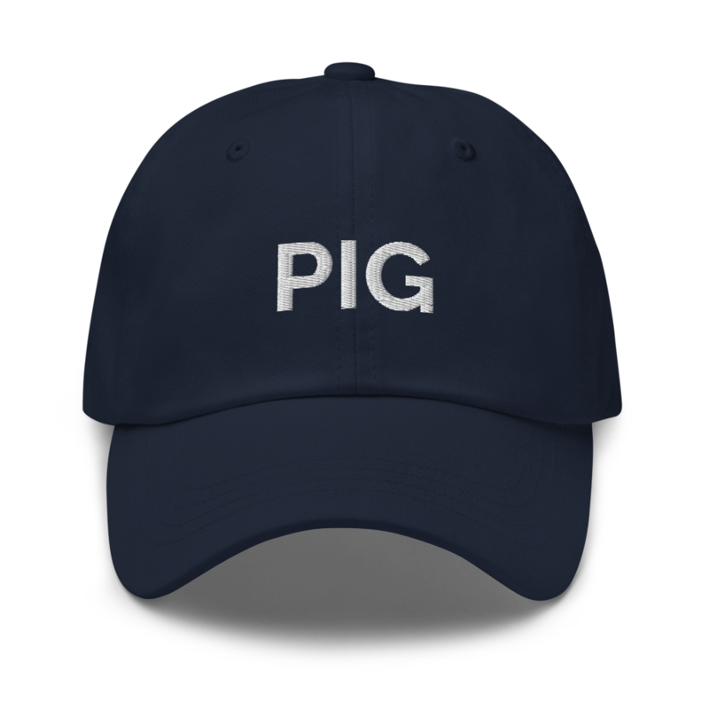 Pig Hat - Navy