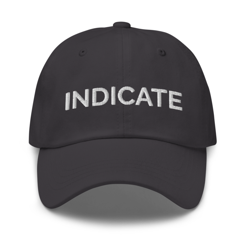 Indicate Hat - Dark Grey