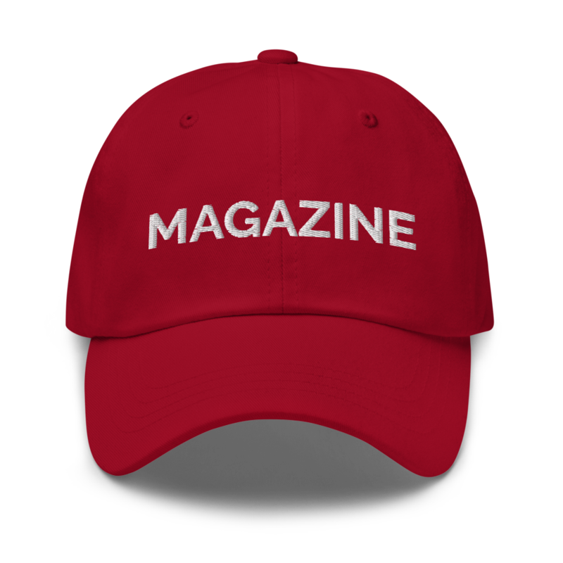 Magazine Hat - Cranberry