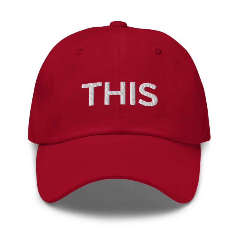 This Hat - Cranberry