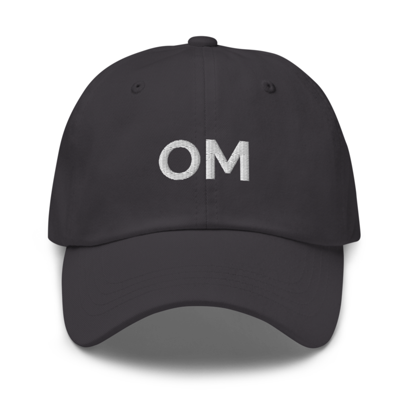 Om Hat - Dark Grey