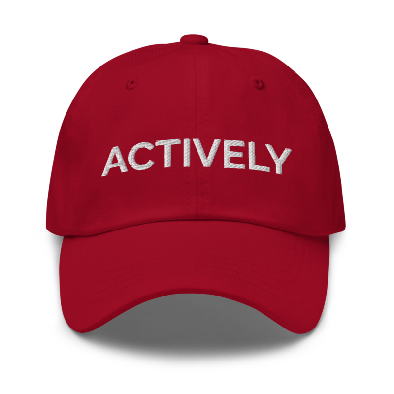 Actively Hat - Cranberry