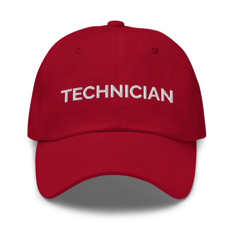 Technician Hat - Cranberry