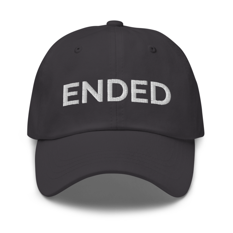 Ended Hat - Dark Grey