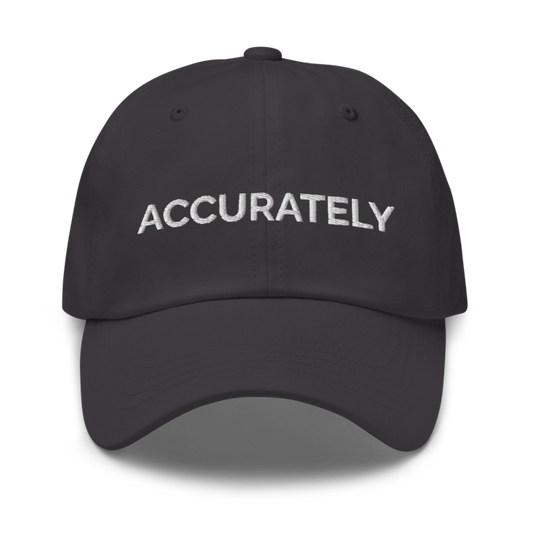 Accurately Hat - Dark Grey