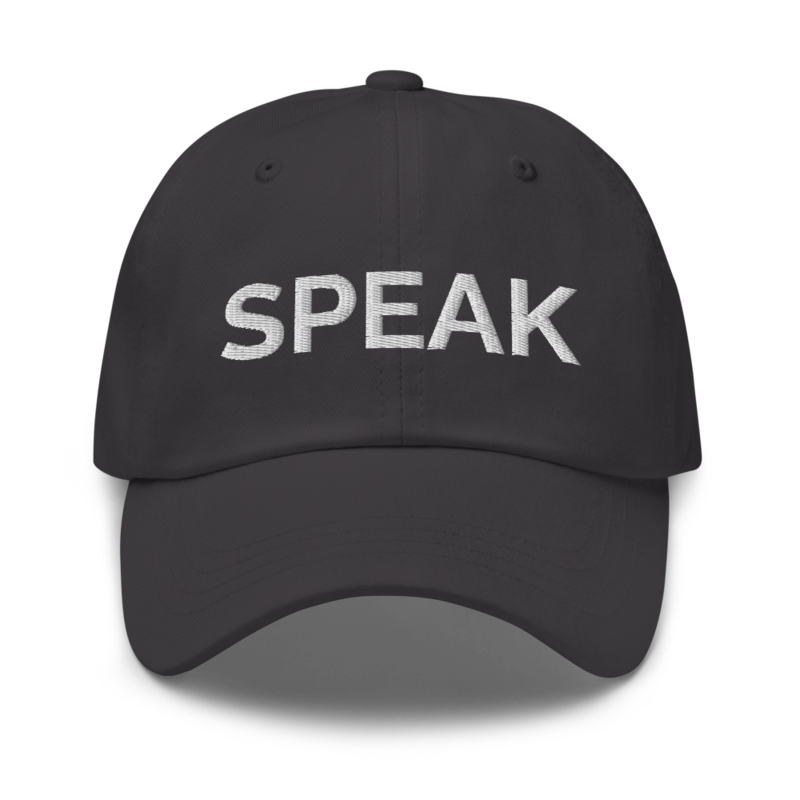 Speak Hat - Dark Grey