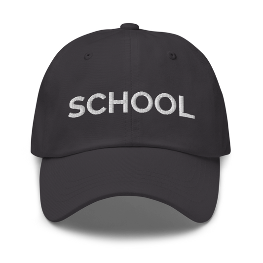 School Hat - Dark Grey