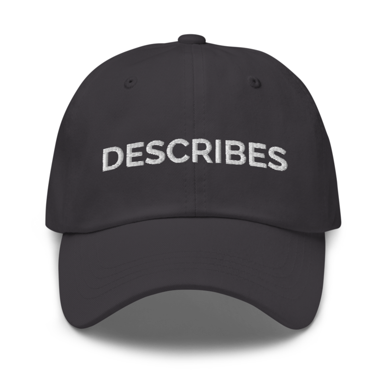 Describes Hat - Dark Grey