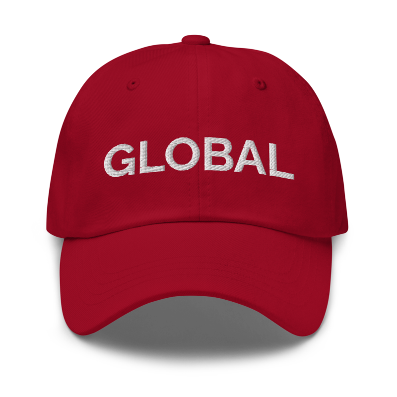 Global Hat - Cranberry