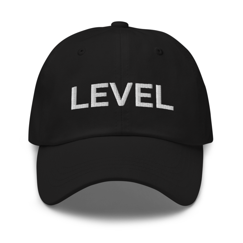 Level Hat - Black