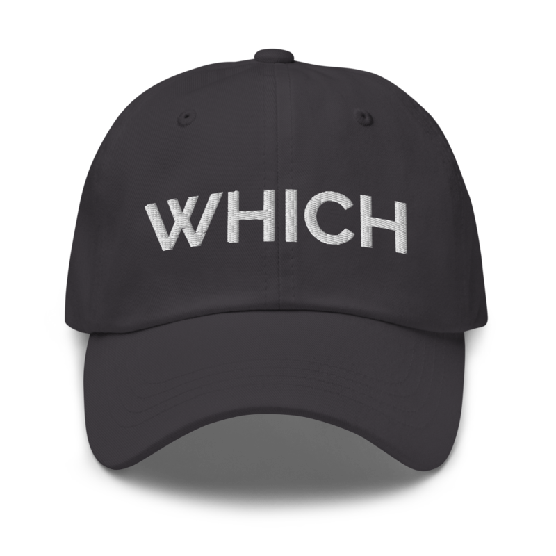 Which Hat - Dark Grey