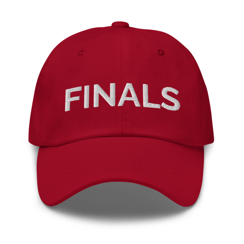 Finals Hat - Cranberry