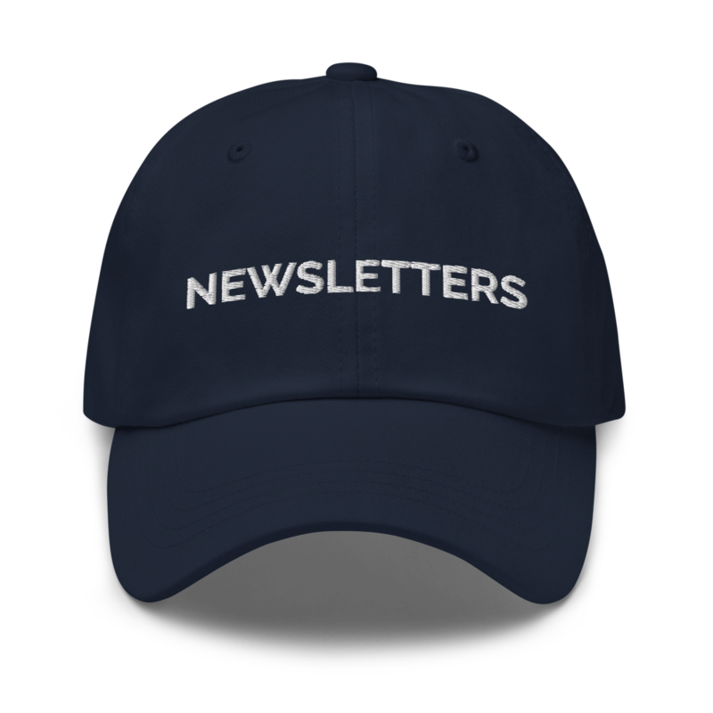 Newsletters Hat - Navy