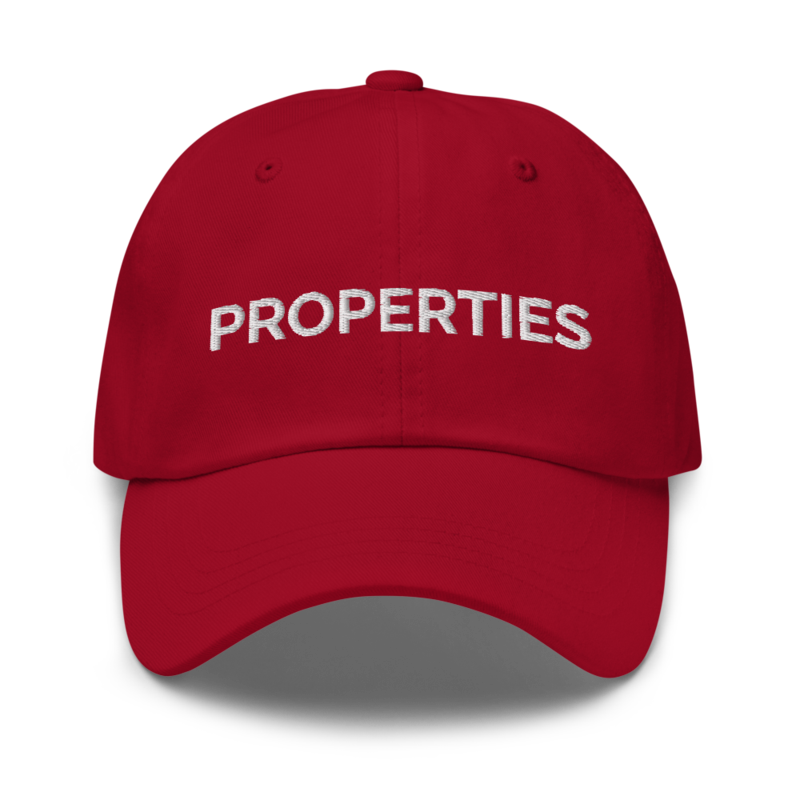 Properties Hat - Cranberry