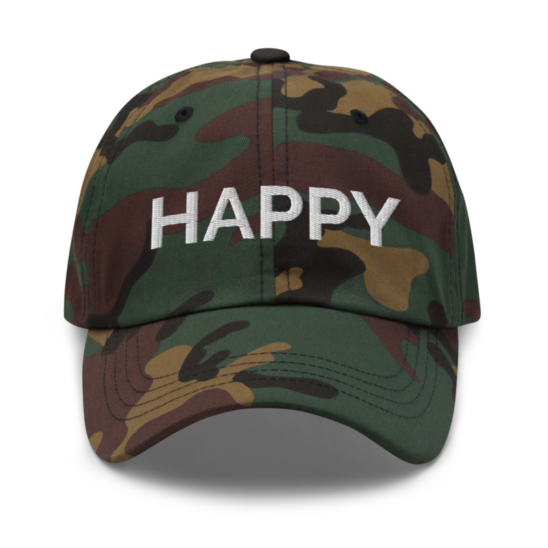 Happy Hat - Green Camo