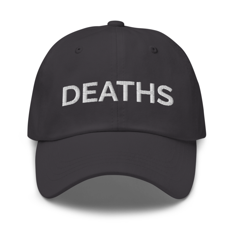 Deaths Hat - Dark Grey