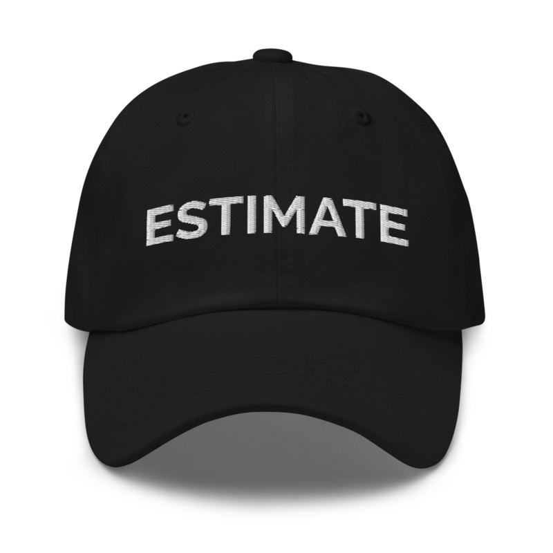 Estimate Hat - Black