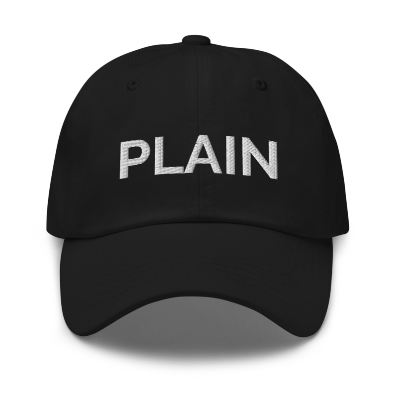 Plain Hat - Black