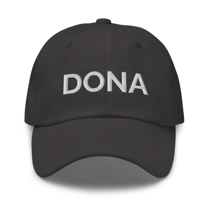 Dona Hat - Dark Grey