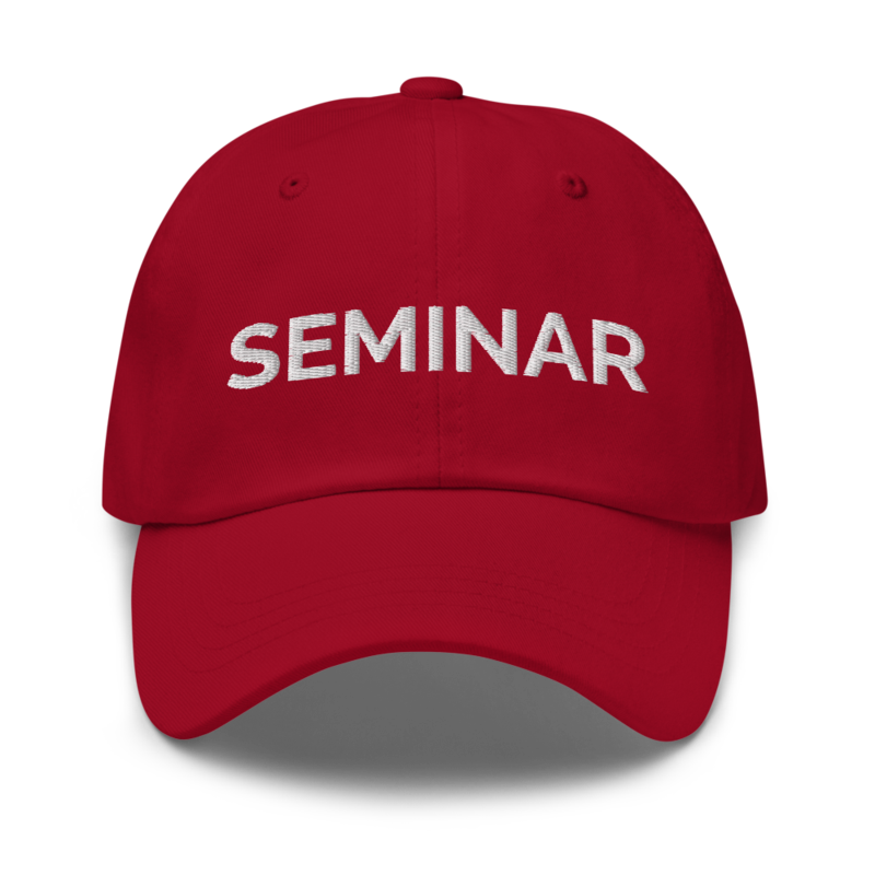Seminar Hat - Cranberry