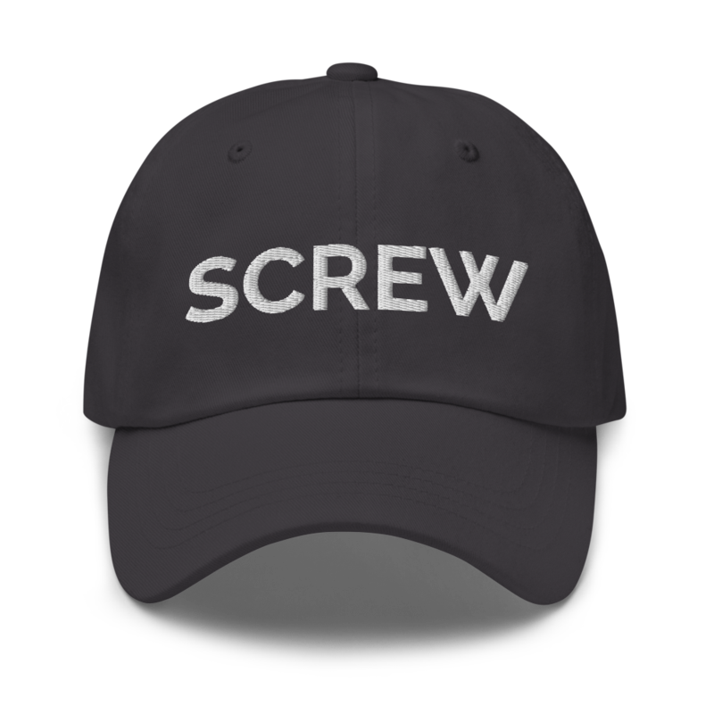 Screw Hat - Dark Grey