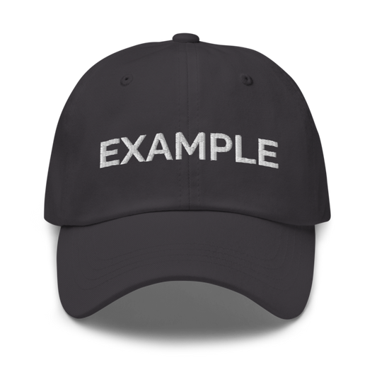 Example Hat - Dark Grey