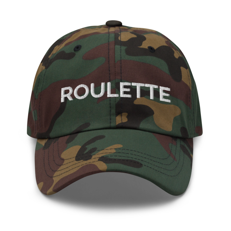 Roulette Hat - Green Camo