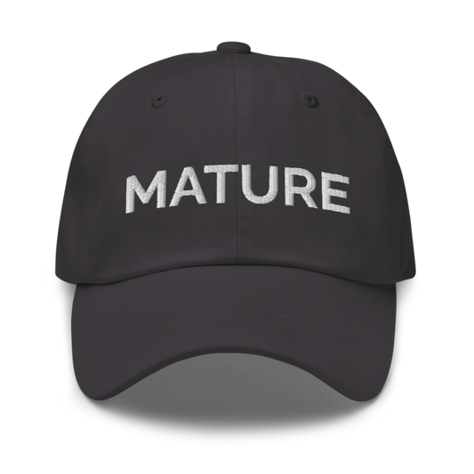 Mature Hat - Dark Grey