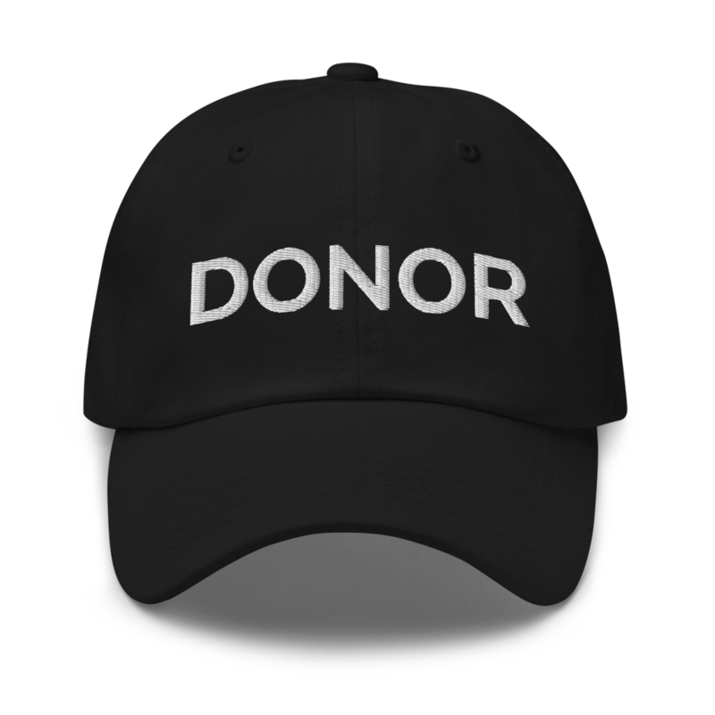 Donor Hat - Black