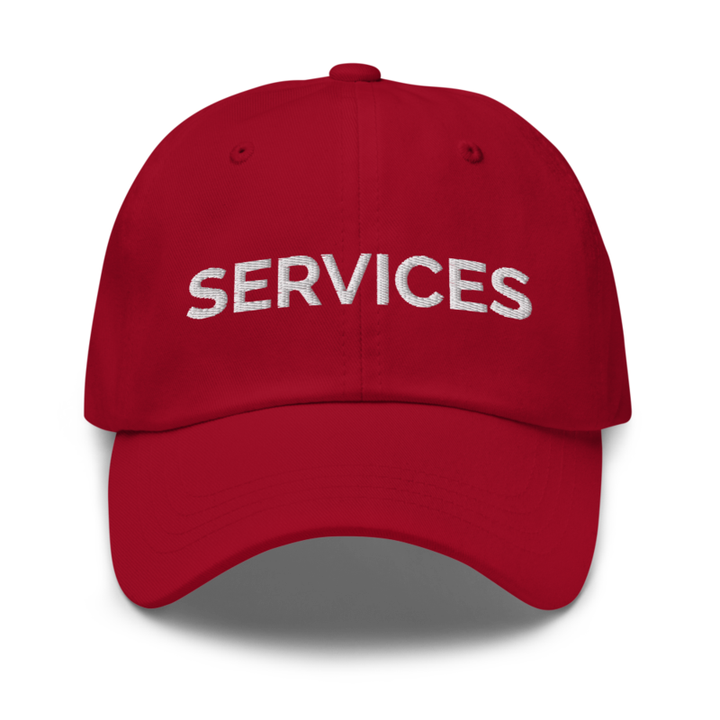 Services Hat - Cranberry