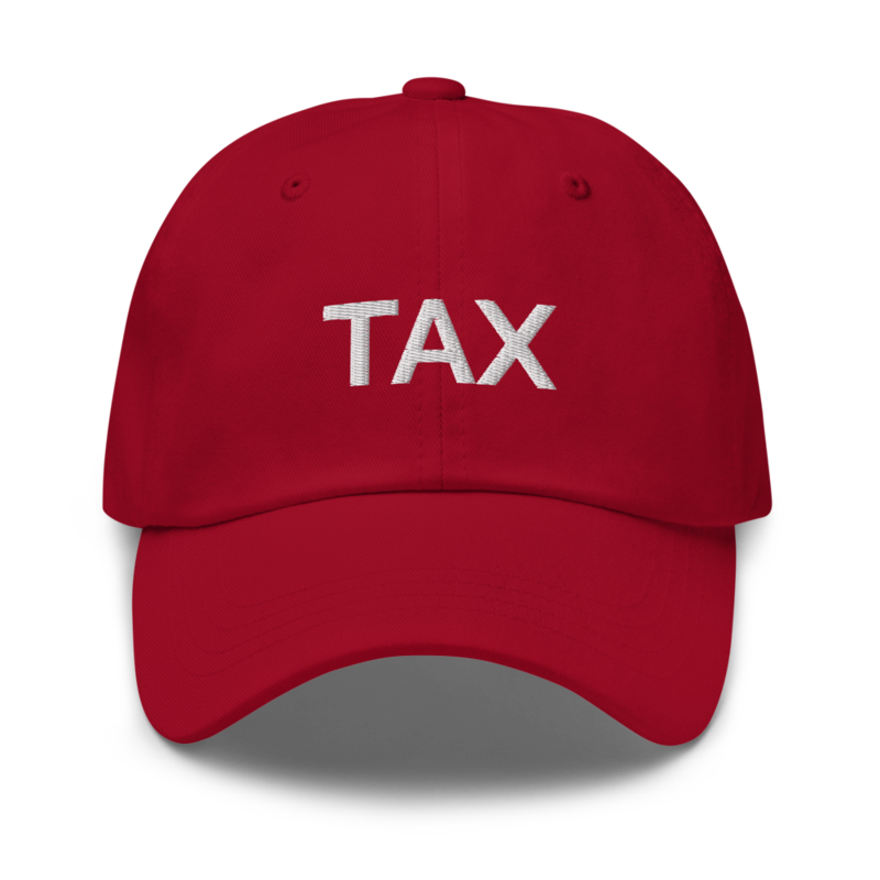 Tax Hat - Cranberry