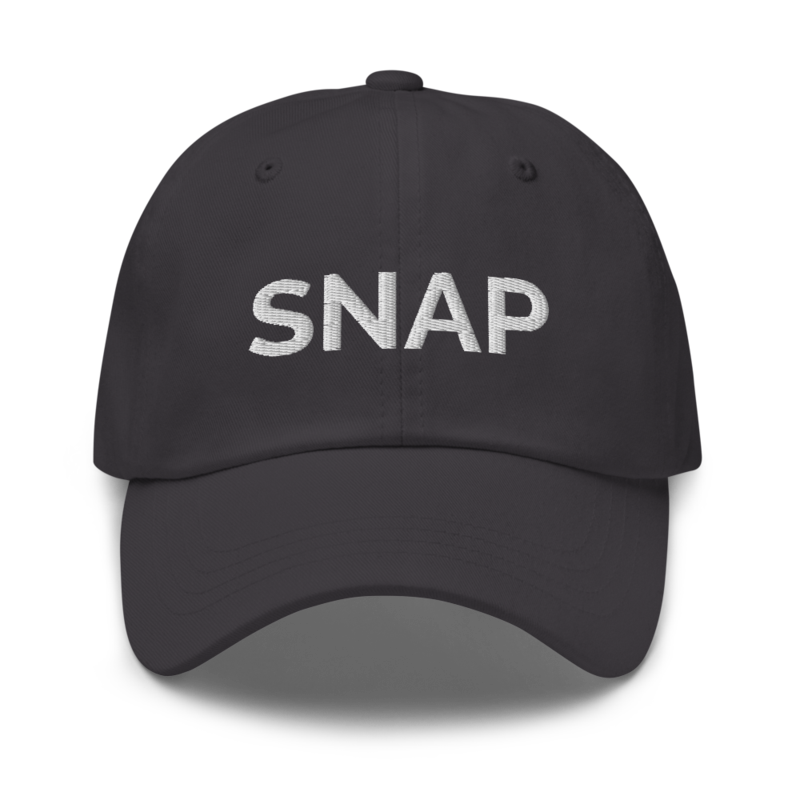 Snap Hat - Dark Grey