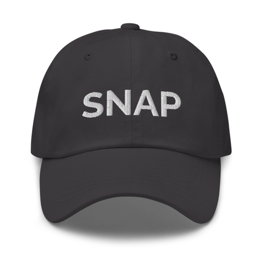Snap Hat - Dark Grey
