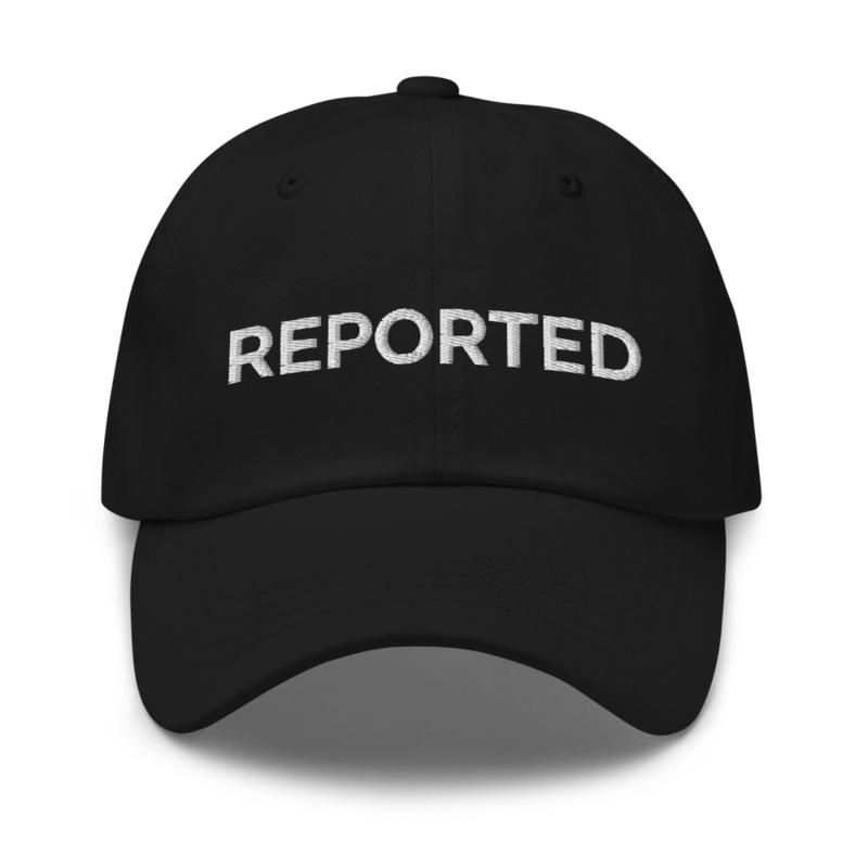 Reported Hat - Black