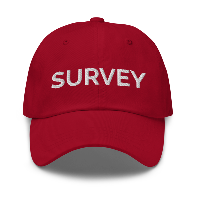 Survey Hat - Cranberry