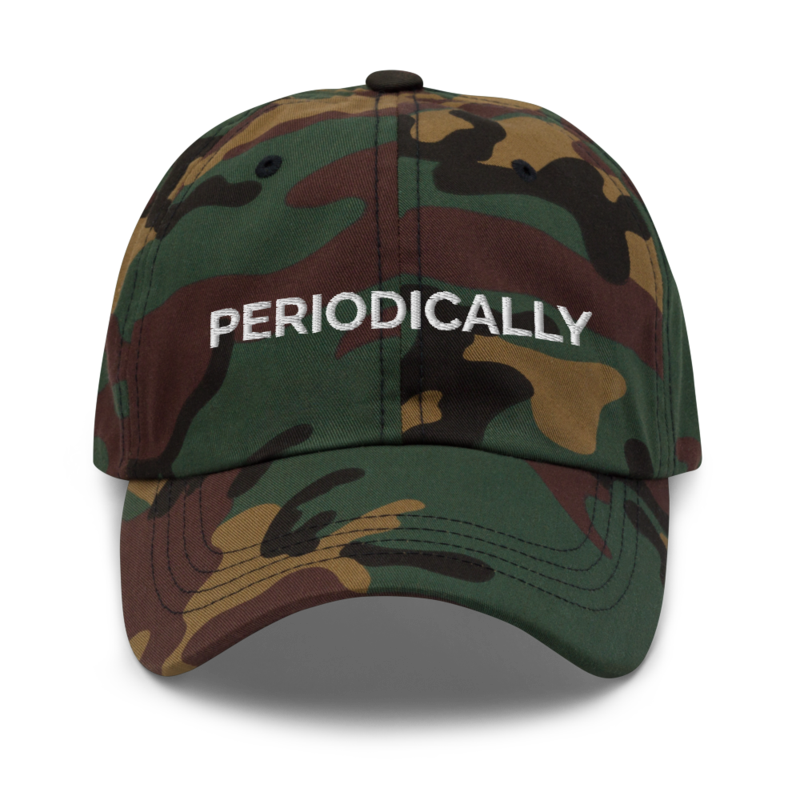 Periodically Hat - Green Camo