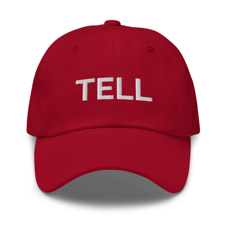 Tell Hat - Cranberry