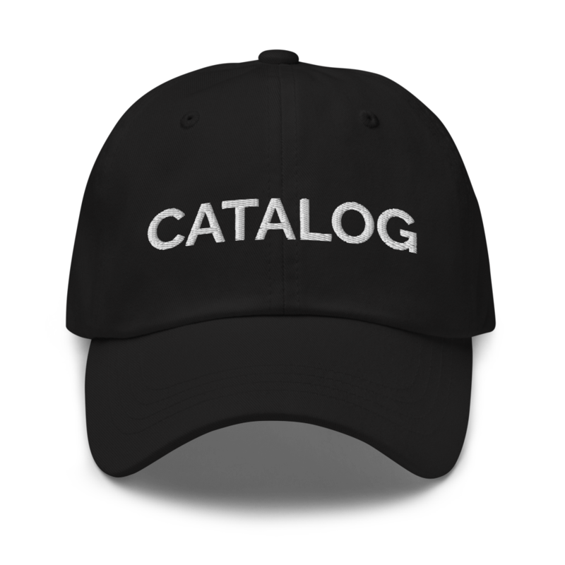 Catalog Hat - Black